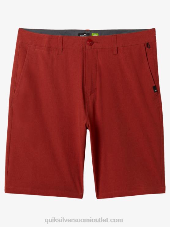 Quiksilver D6JJ67 miehet punainen okra union kanerva 20 amphibian boardshortsit