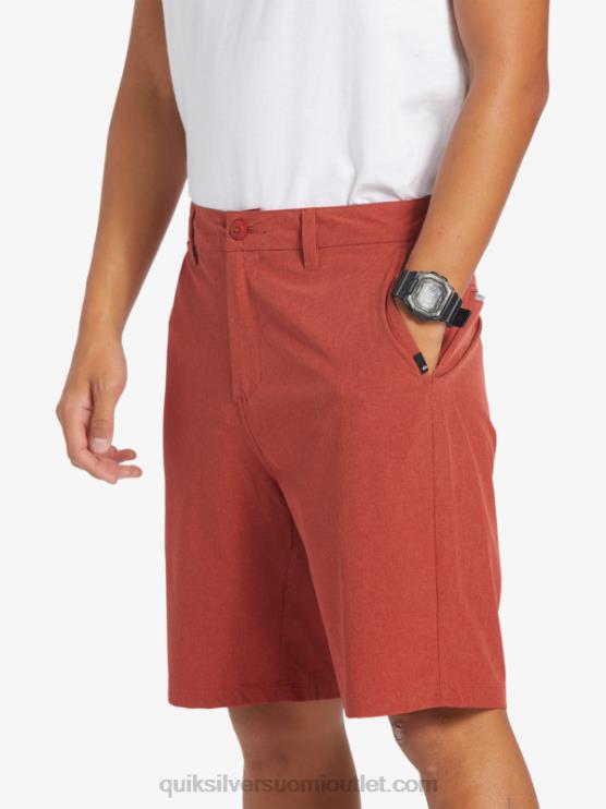 Quiksilver D6JJ67 miehet punainen okra union kanerva 20 amphibian boardshortsit