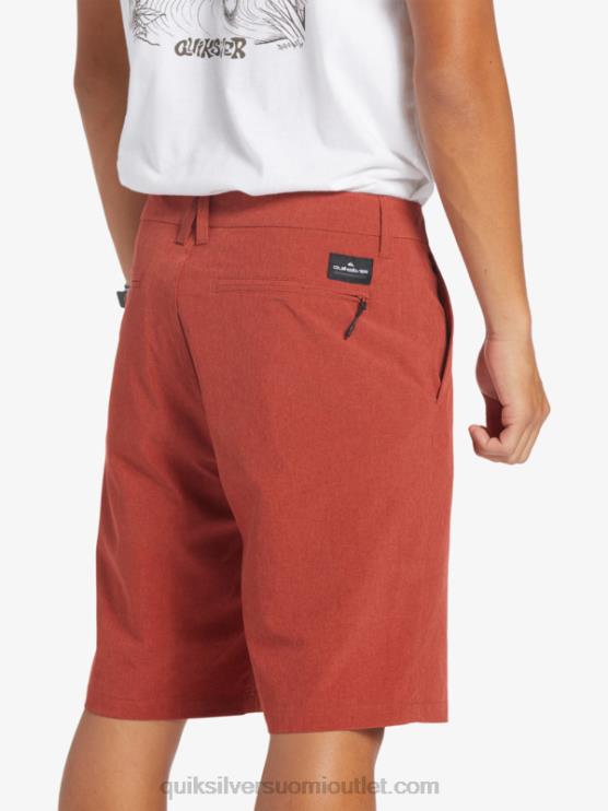 Quiksilver D6JJ67 miehet punainen okra union kanerva 20 amphibian boardshortsit