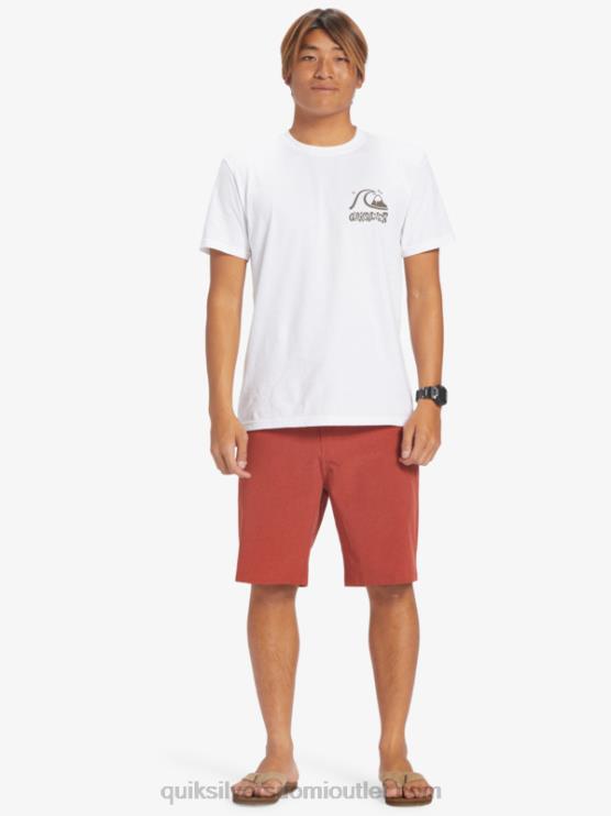 Quiksilver D6JJ67 miehet punainen okra union kanerva 20 amphibian boardshortsit