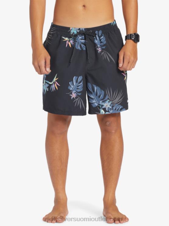 Quiksilver D6JJ681 miehet musta päivittäinen sekoitus 17 lentopalloa