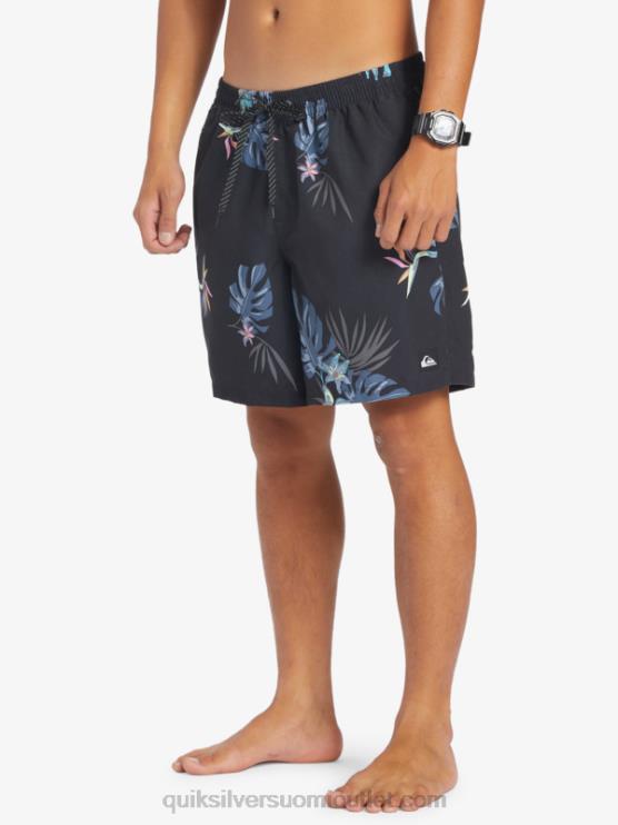 Quiksilver D6JJ681 miehet musta päivittäinen sekoitus 17 lentopalloa