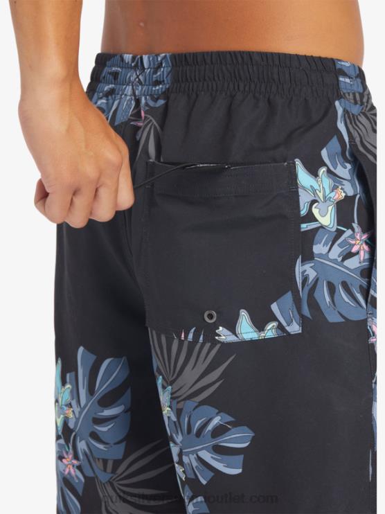 Quiksilver D6JJ681 miehet musta päivittäinen sekoitus 17 lentopalloa