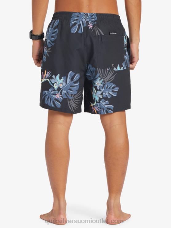 Quiksilver D6JJ681 miehet musta päivittäinen sekoitus 17 lentopalloa