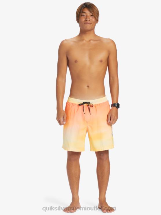 Quiksilver D6JJ721 miehet kuparirusketus jokapäiväinen tuuli 17 lentopalloa