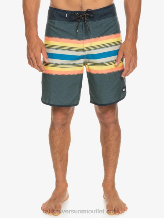 Quiksilver D6JJ768 miehet laivasto bleiseri päivittäin kampasimpukka 19 boardshortsit