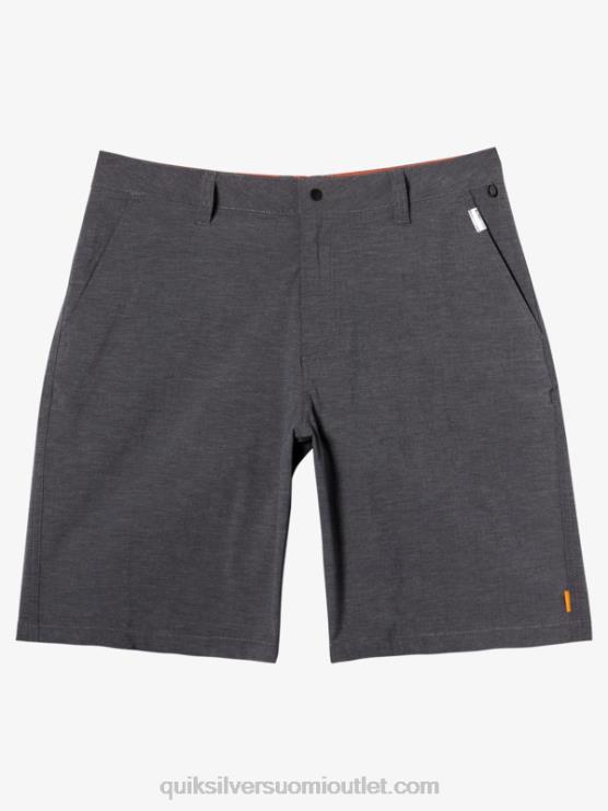 Quiksilver D6JJ774 miehet musta waterman backwater 20 sammakkoeläinshortsit