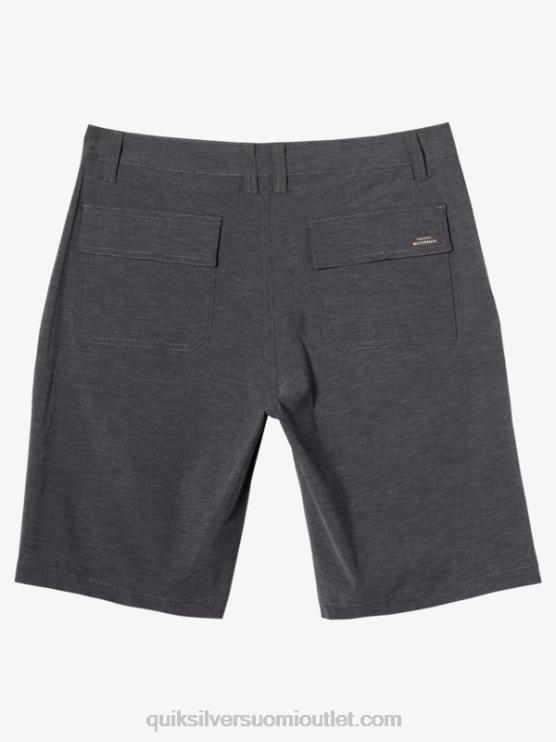 Quiksilver D6JJ774 miehet musta waterman backwater 20 sammakkoeläinshortsit