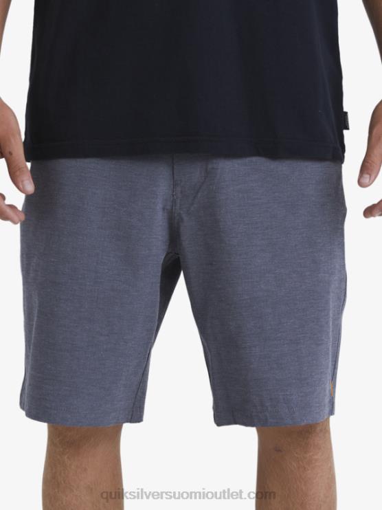 Quiksilver D6JJ774 miehet musta waterman backwater 20 sammakkoeläinshortsit