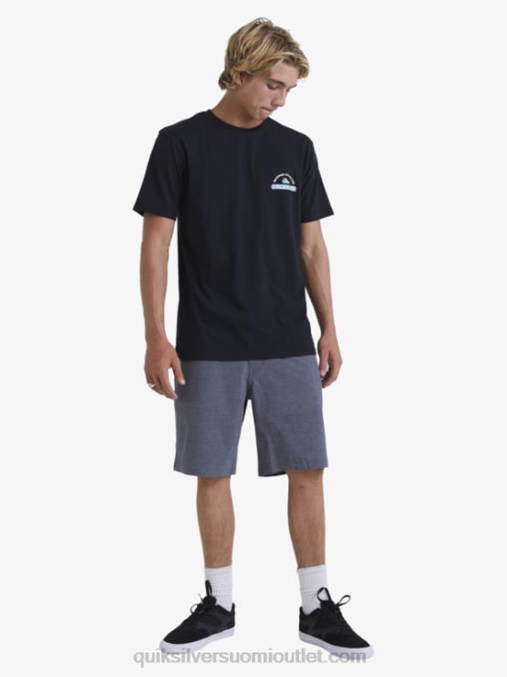 Quiksilver D6JJ774 miehet musta waterman backwater 20 sammakkoeläinshortsit