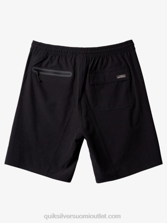 Quiksilver D6JJ780 miehet musta waterman suva 20 sammakkoeläinshortsit