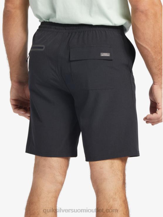 Quiksilver D6JJ780 miehet musta waterman suva 20 sammakkoeläinshortsit