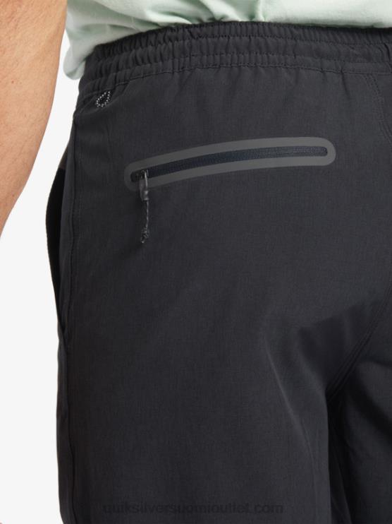Quiksilver D6JJ780 miehet musta waterman suva 20 sammakkoeläinshortsit