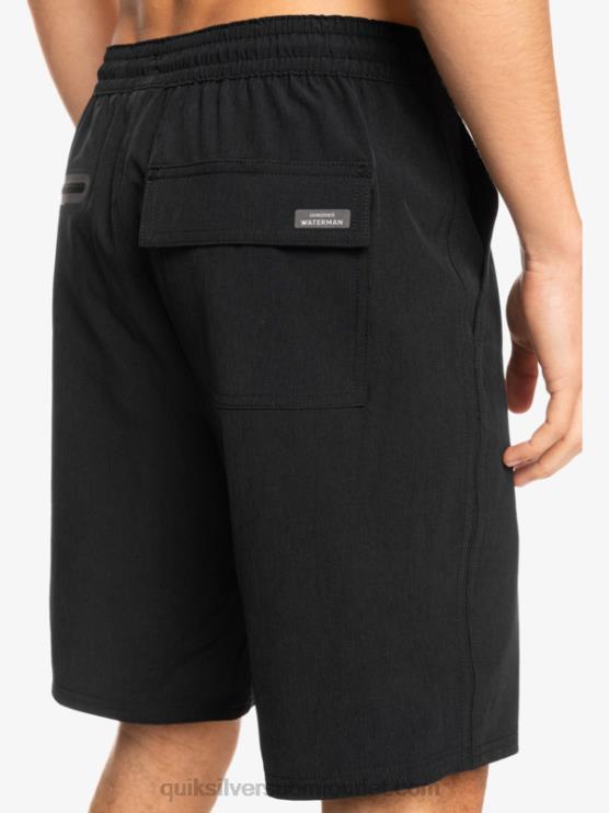Quiksilver D6JJ780 miehet musta waterman suva 20 sammakkoeläinshortsit