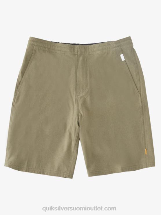 Quiksilver D6JJ782 miehet pölyinen oliivi waterman suva 20 sammakkoeläinshortsit