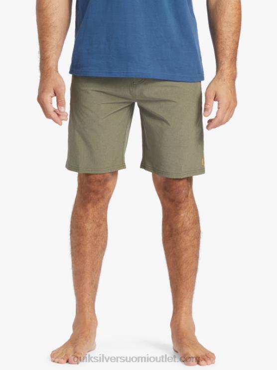 Quiksilver D6JJ782 miehet pölyinen oliivi waterman suva 20 sammakkoeläinshortsit