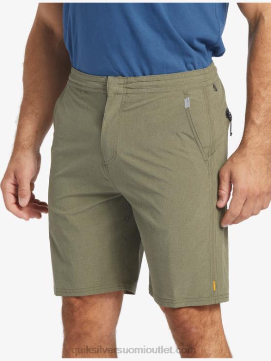 Quiksilver D6JJ782 miehet pölyinen oliivi waterman suva 20 sammakkoeläinshortsit