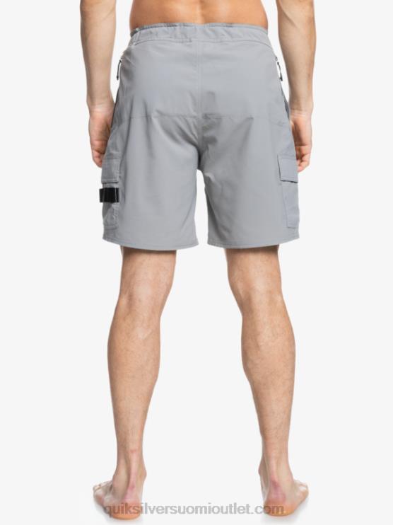 Quiksilver D6JJ789 miehet jyrkän harmaa vesimies, atsimuutti sammakkoeläin 18 shortsit