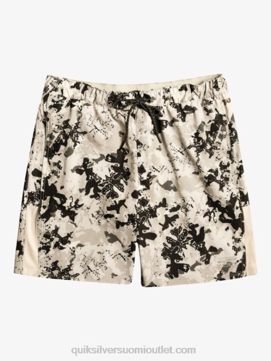 Quiksilver D6JJ793 miehet harmaa violetti omni 17 treenishortsit