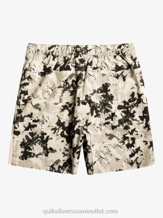 Quiksilver D6JJ793 miehet harmaa violetti omni 17 treenishortsit