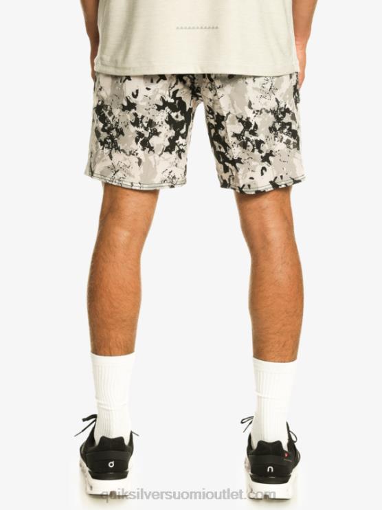 Quiksilver D6JJ793 miehet harmaa violetti omni 17 treenishortsit