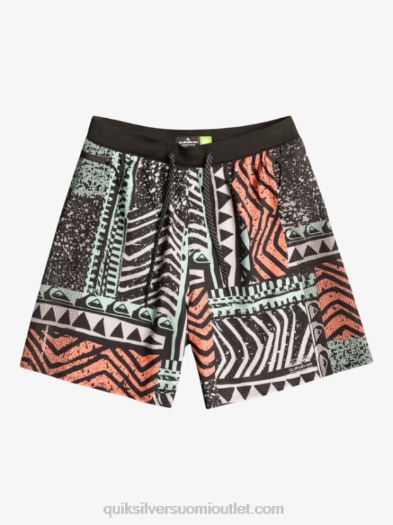 Quiksilver D6JJ808 miehet harmaa violetti highlite omni short 17 volleys