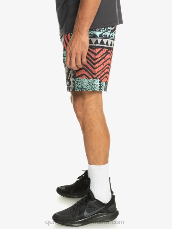 Quiksilver D6JJ808 miehet harmaa violetti highlite omni short 17 volleys