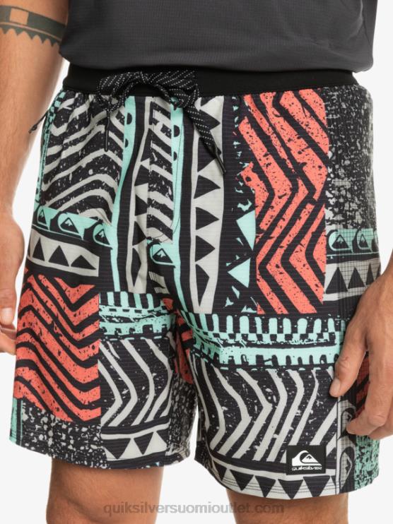 Quiksilver D6JJ808 miehet harmaa violetti highlite omni short 17 volleys