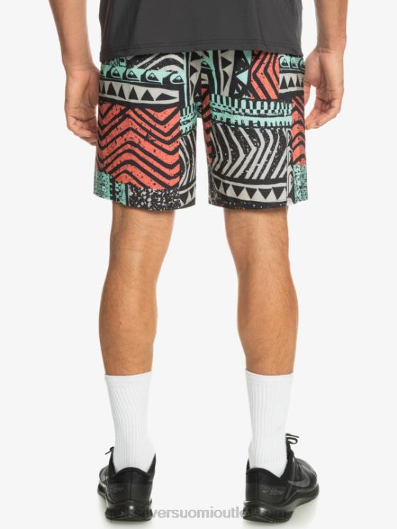Quiksilver D6JJ808 miehet harmaa violetti highlite omni short 17 volleys