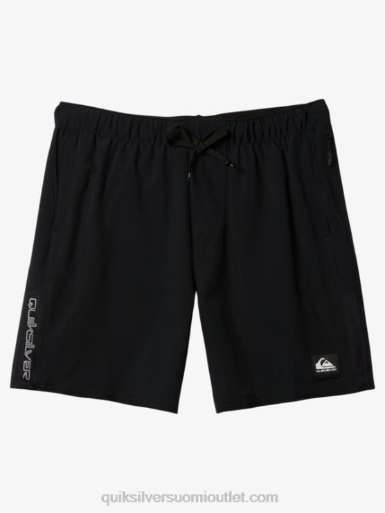 Quiksilver D6JJ827 miehet musta omni stretch 17 treenishortsit