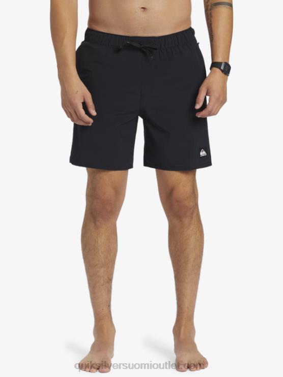 Quiksilver D6JJ827 miehet musta omni stretch 17 treenishortsit