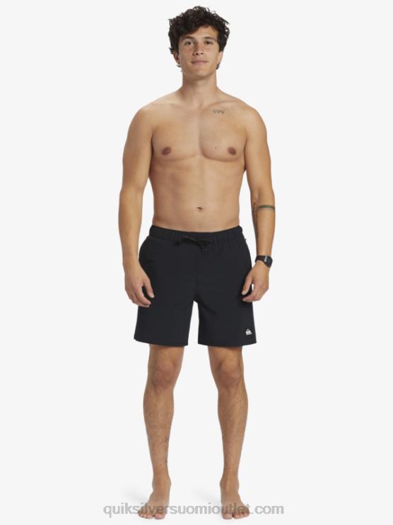 Quiksilver D6JJ827 miehet musta omni stretch 17 treenishortsit