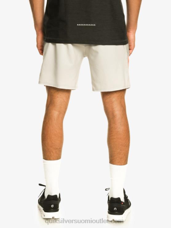 Quiksilver D6JJ828 miehet harmaa violetti omni stretch 17 treenishortsit