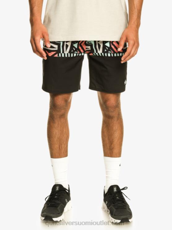 Quiksilver D6JJ829 miehet musta omni stretch 17 treenishortsit