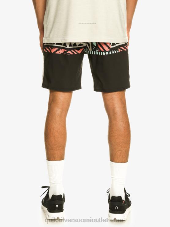 Quiksilver D6JJ829 miehet musta omni stretch 17 treenishortsit