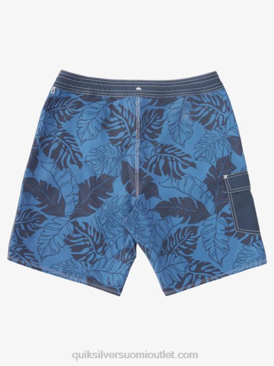 Quiksilver D6JJ849 miehet lipun sininen takaisku Watermanin takaiskuprintti 2 19 boardshortsit