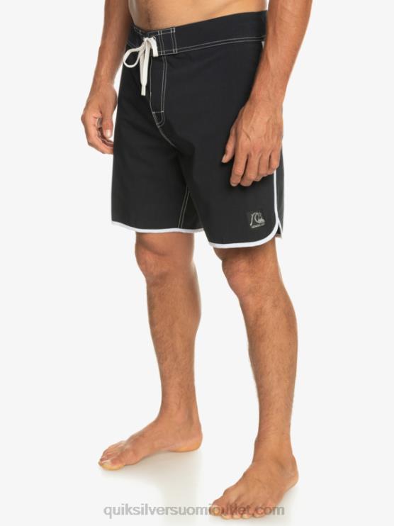 Quiksilver D6JJ86 miehet musta alkuperäiset kampasimpukka 18 boardshortsit