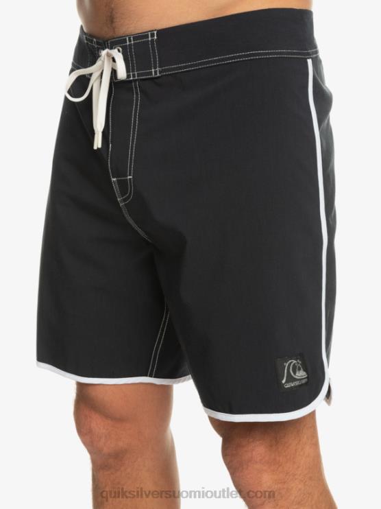 Quiksilver D6JJ86 miehet musta alkuperäiset kampasimpukka 18 boardshortsit