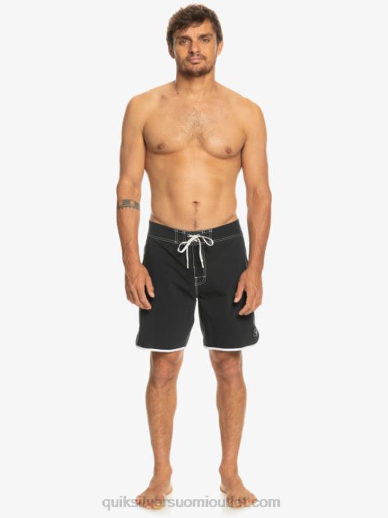 Quiksilver D6JJ86 miehet musta alkuperäiset kampasimpukka 18 boardshortsit