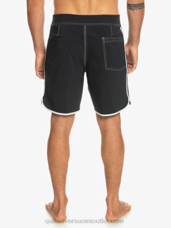 Quiksilver D6JJ86 miehet musta alkuperäiset kampasimpukka 18 boardshortsit