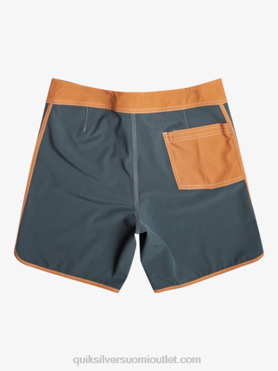 Quiksilver D6JJ89 miehet tumma liuskekivi alkuperäiset kampasimpukka 18 boardshortsit