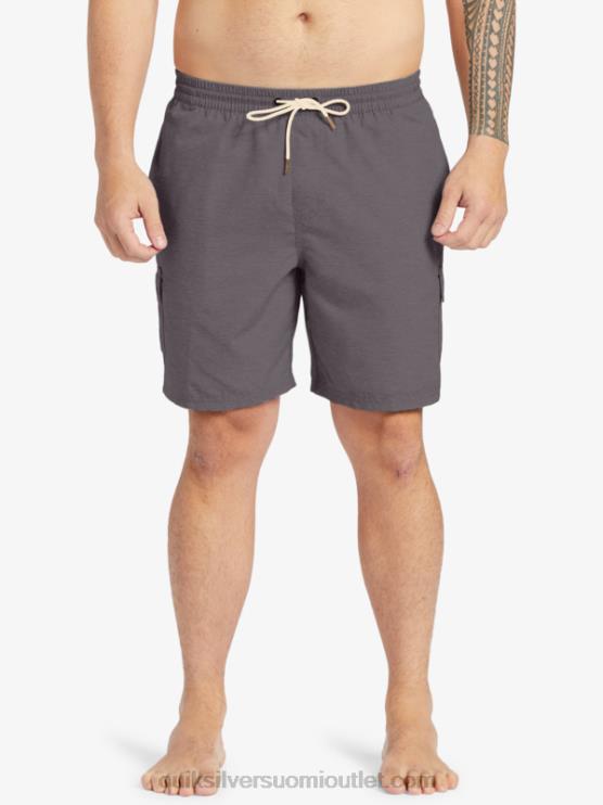 Quiksilver D6JJ910 miehet tummanharmaa kanerva vesimies tasapaino 18 lentopalloa