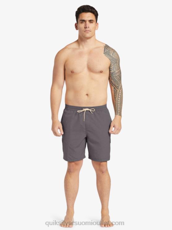 Quiksilver D6JJ910 miehet tummanharmaa kanerva vesimies tasapaino 18 lentopalloa