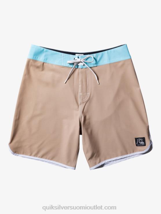 Quiksilver D6JJ91 miehet oliivin harmaa alkuperäiset kampasimpukka 18 boardshortsit
