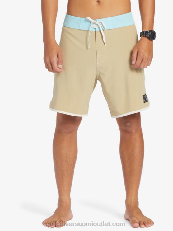 Quiksilver D6JJ91 miehet oliivin harmaa alkuperäiset kampasimpukka 18 boardshortsit