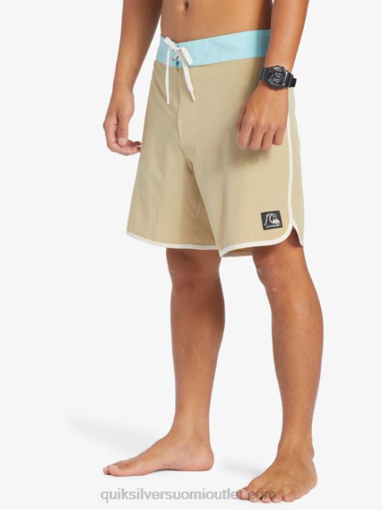 Quiksilver D6JJ91 miehet oliivin harmaa alkuperäiset kampasimpukka 18 boardshortsit