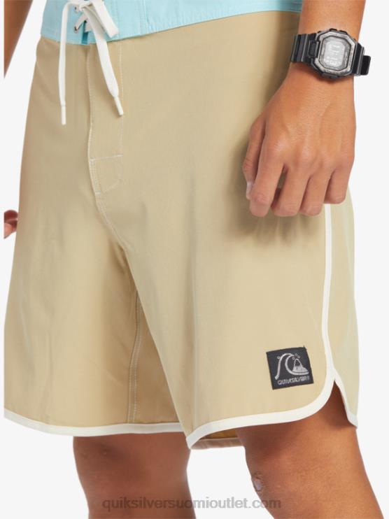 Quiksilver D6JJ91 miehet oliivin harmaa alkuperäiset kampasimpukka 18 boardshortsit