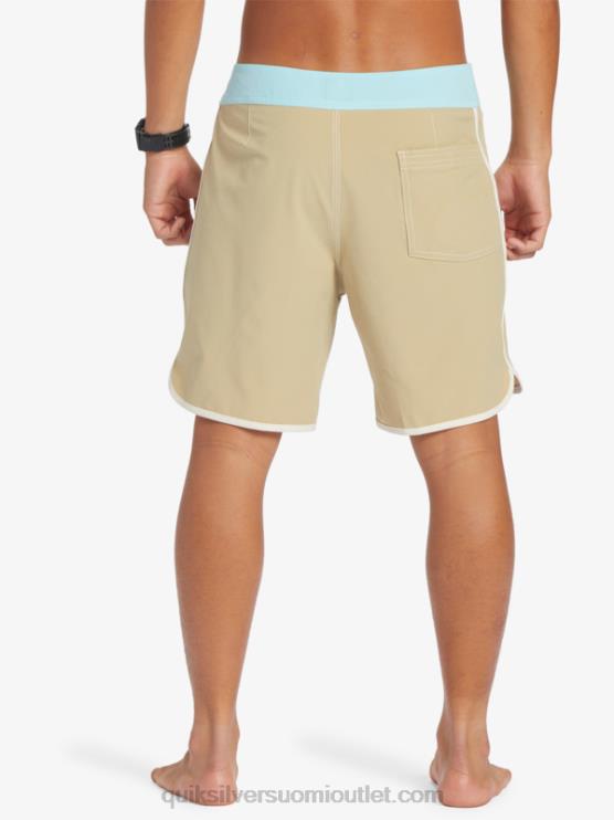 Quiksilver D6JJ91 miehet oliivin harmaa alkuperäiset kampasimpukka 18 boardshortsit