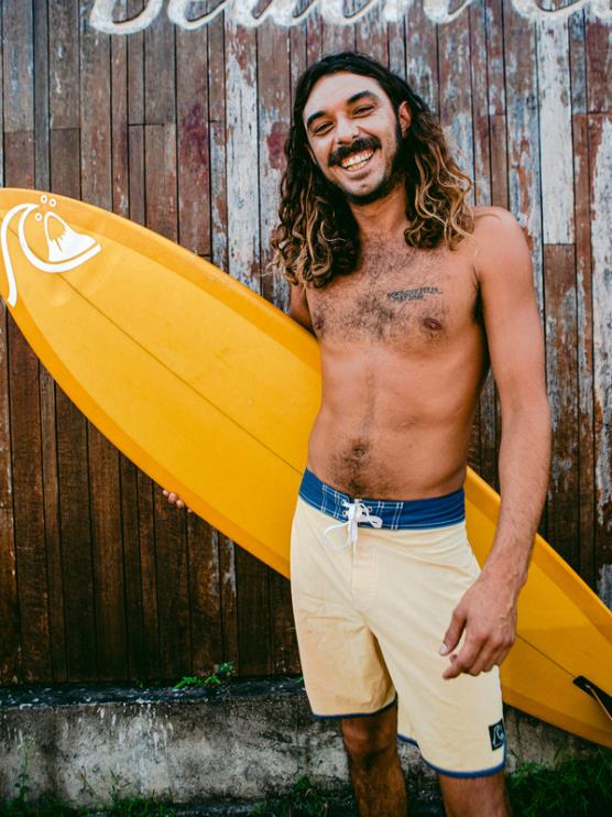 Quiksilver D6JJ94 miehet vehnä alkuperäiset kampasimpukka 18 boardshortsit