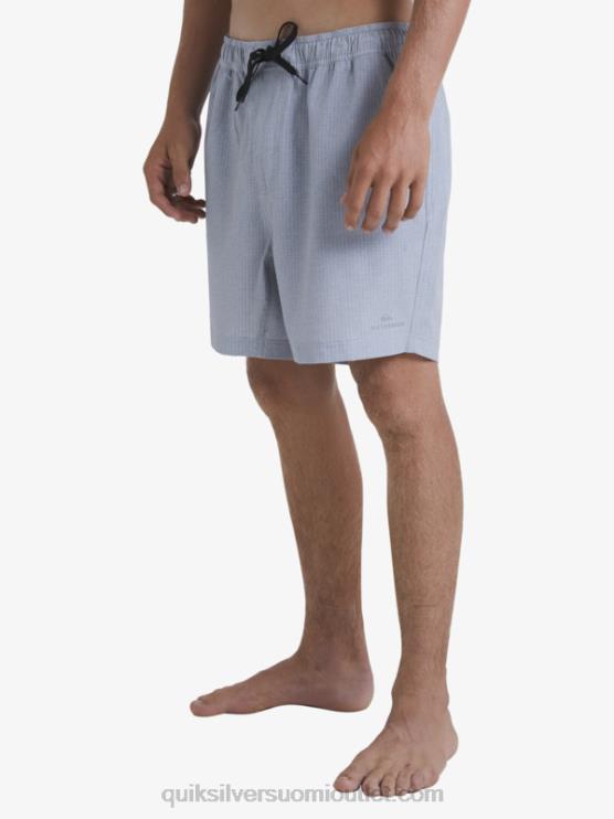 Quiksilver D6JJ955 miehet vaaleanharmaa kanerva vesimies surffauksen jälkeen venyttää 20 sammakkoeläinshortsit